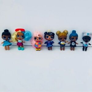 l.O.l Surprise Dolls & Babies Lot of 7